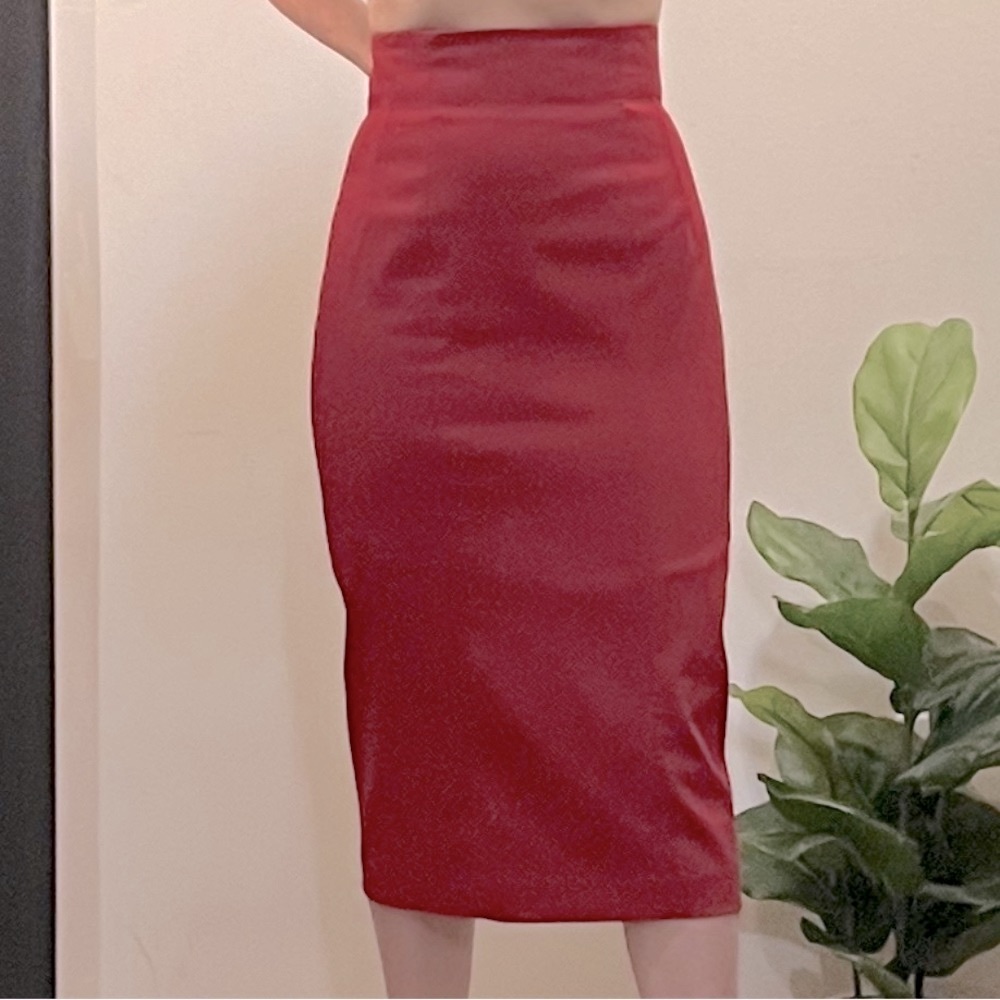 Vintage Victoria’s Secret Red Pencil Skirt